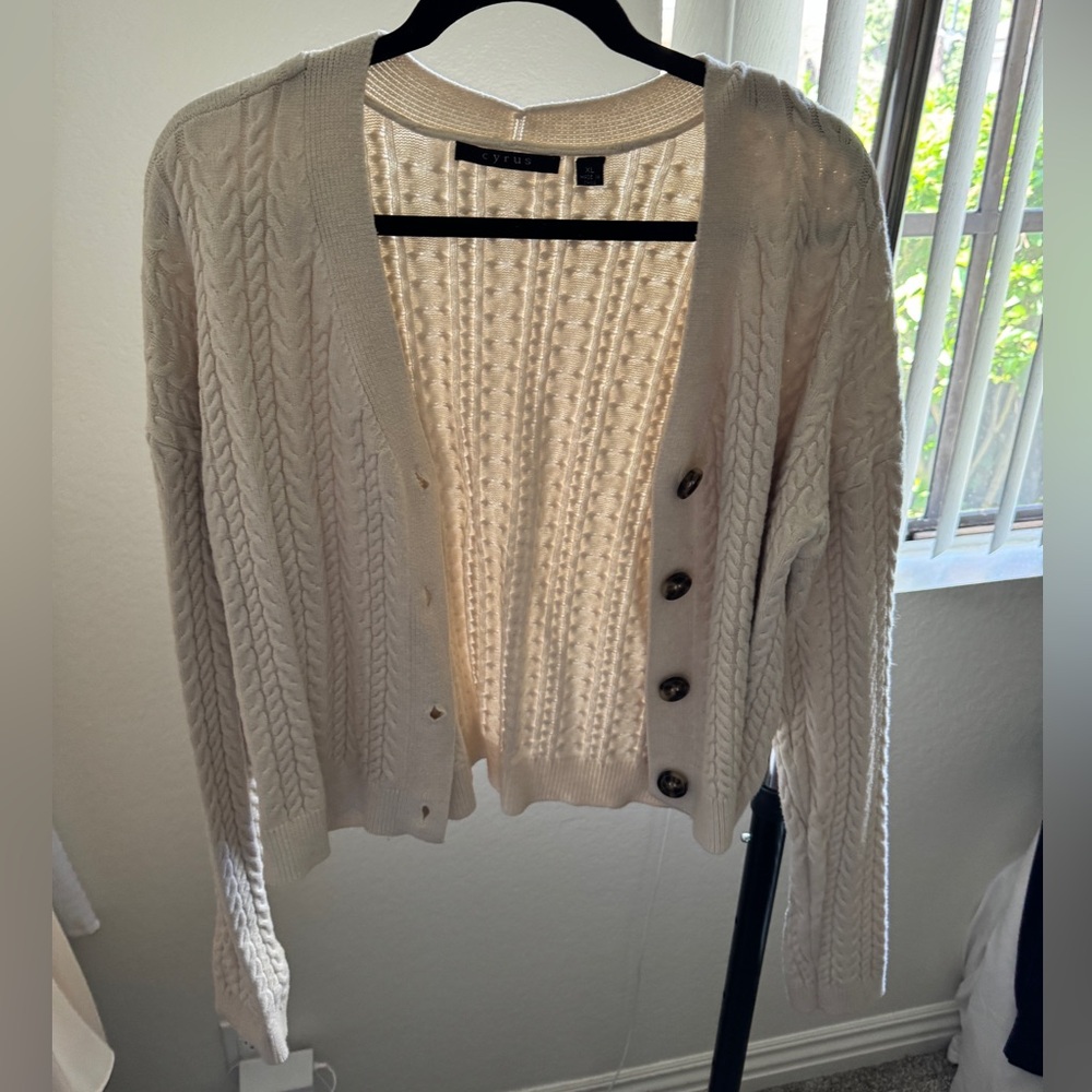 Beige Cyrus Cardigan Size XL
